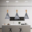 Modern Nordic pendant light with industrial retro decorative lampshade