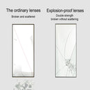 vertical or inclined tempered glass floor mirror