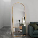 tempered glass tilting and wall-mounted standing mirror