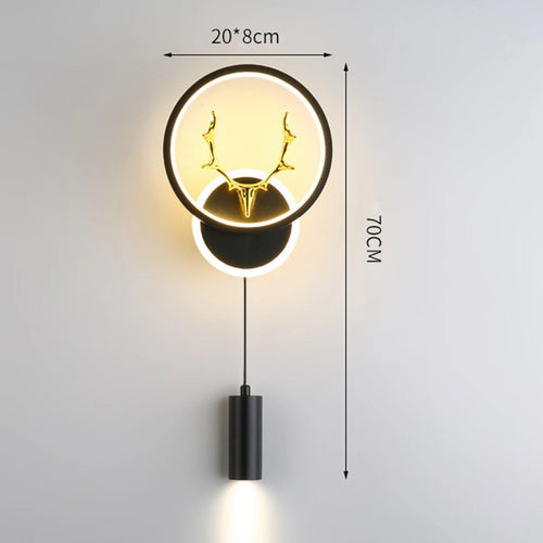 Creative nordic bedside lamp for interior decor - vue 8 sur 7
