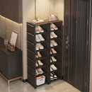 stackable and adjustable space-saving shoe organizer