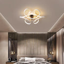 Modern LED ceiling light with energy-saving lighting and remote control