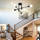 Nordic LED chandelier with creative simple luxury branches