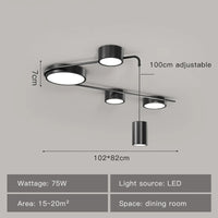 Modern LED chandelier for a simple and unique interior