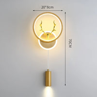 Creative nordic bedside lamp for interior decor