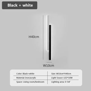 Modern LED wall lights for elegant interior décor