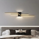 Modern black and white LED wall light for indoor home lighting