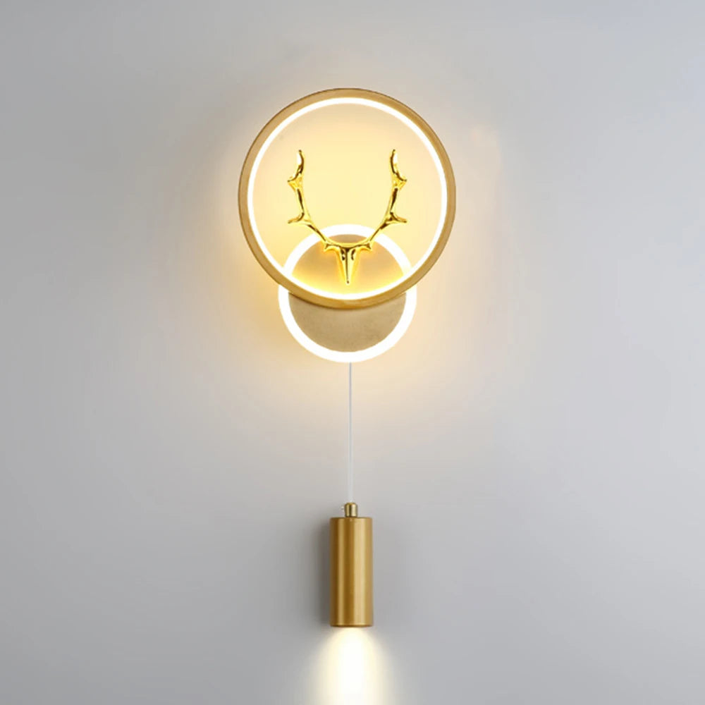 Creative nordic bedside lamp for interior decor