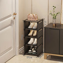 stackable and adjustable space-saving shoe organizer