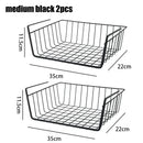 metal hanging storage basket for workspace and storage