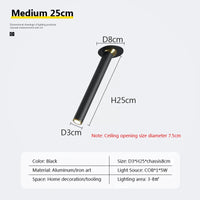 Recessed LED ceiling light with adjustable angle for indoor use