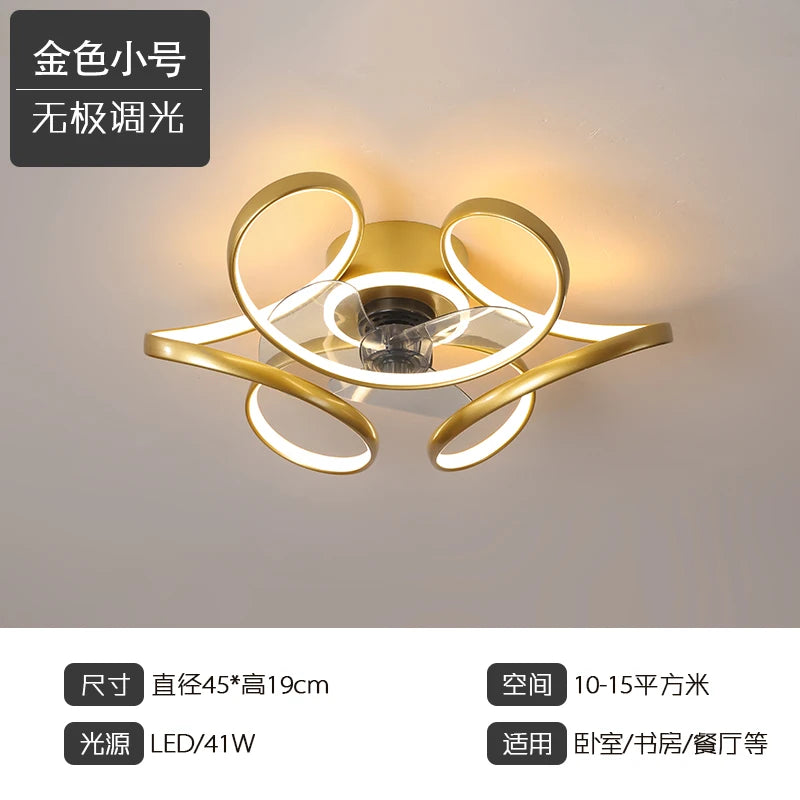 Modern LED ceiling light with energy-saving lighting and remote control - vue 15 sur 16