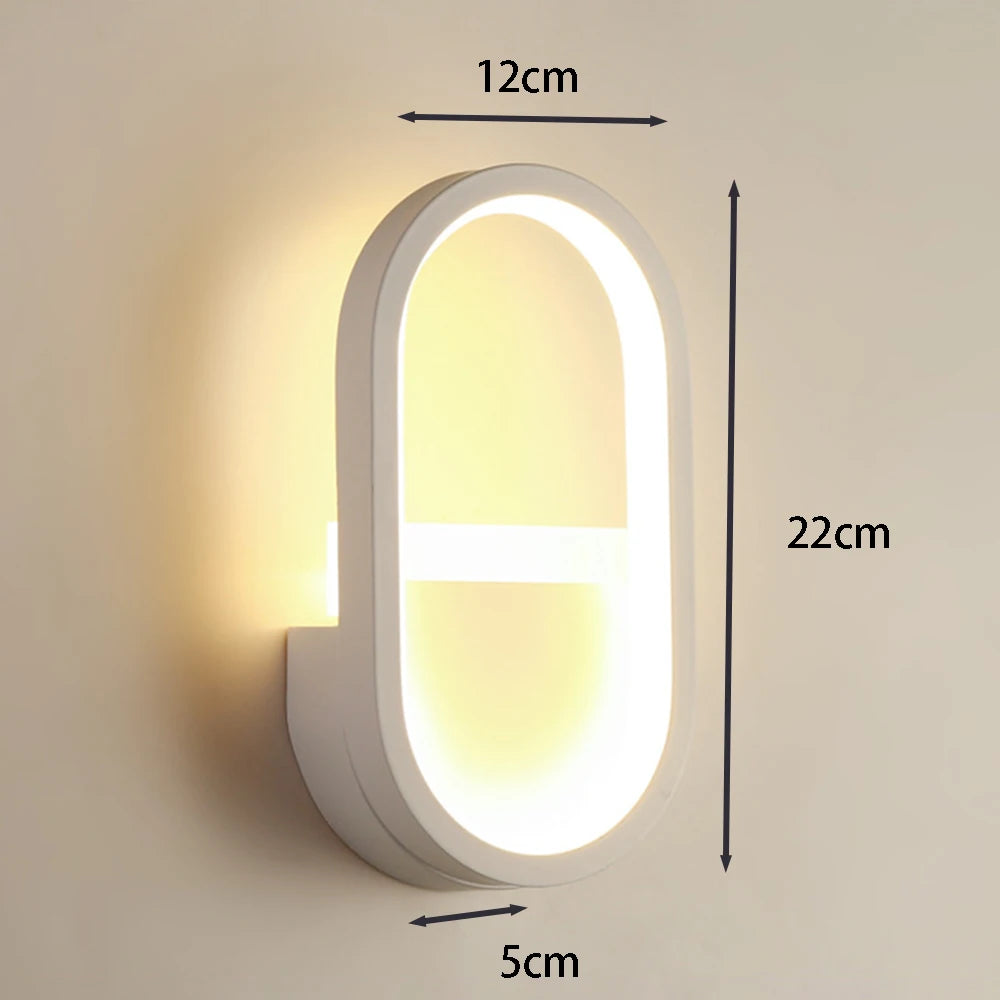 applique murale led nordique design moderne pour intérieur élégant - vue 7 sur 7