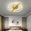 Modern LED ceiling light with dimmable function and unique design
