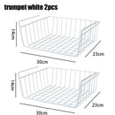 metal hanging storage basket for workspace and storage