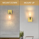 Waterproof LED bathroom wall light with adjustable angle