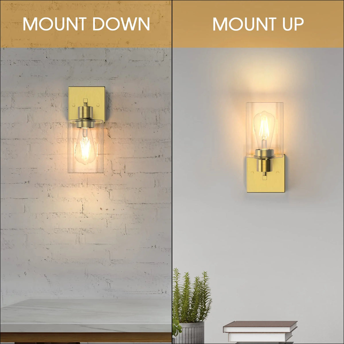 Waterproof LED bathroom wall light with adjustable angle - vue 8 sur 9
