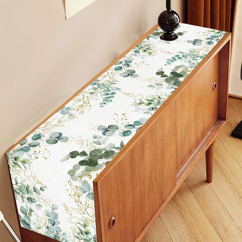 Chemin de table bohème floral style champêtre décoratif - vue 3 sur 5