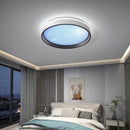 Smart LED ceiling light with remote control and adjustable brightness