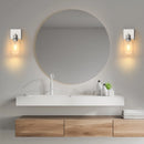 Waterproof LED bathroom wall light with adjustable angle