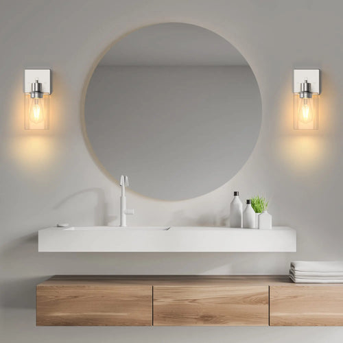 Waterproof LED bathroom wall light with adjustable angle - vue 9 sur 9