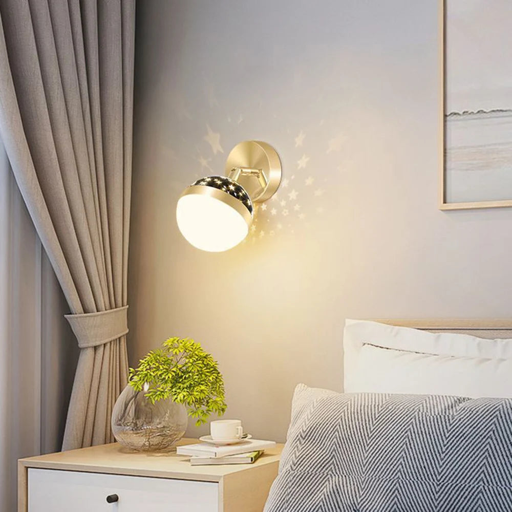 Modern acrylic LED wall light for elegant indoor lighting