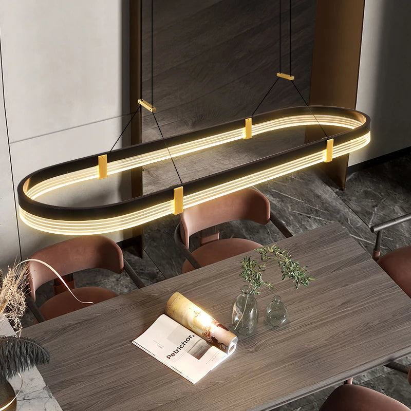 Modern designer chandelier for creative and inviting spaces - vue 3 sur 10
