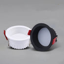 Round anti-glare LED recessed spotlights for indoor lighting