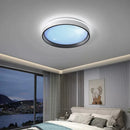 Smart LED ceiling light with remote control and adjustable brightness