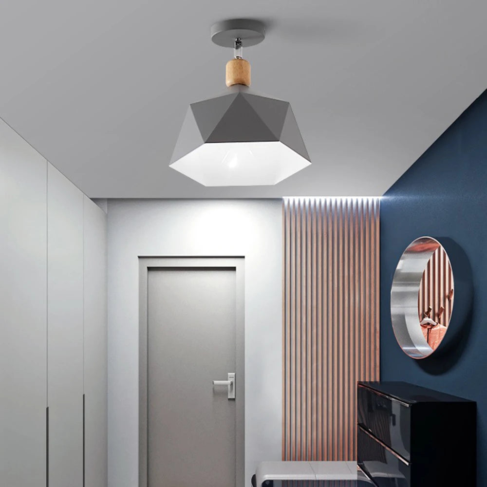 Vintage industrial style ceiling light for indoor lighting