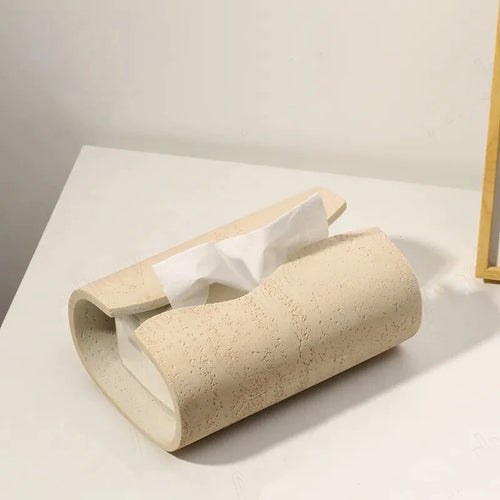 modern resin tissue box for creative decoration