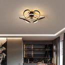 Modern LED ceiling light with energy-saving lighting and remote control