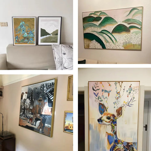 Metal floating frame kit for wall art - vue 11 sur 12