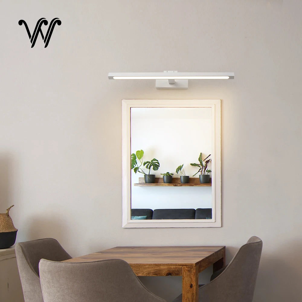 Modern LED wall light black white gold silver - vue 4 sur 11