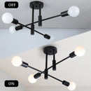 Nordic LED chandelier with creative simple luxury branches