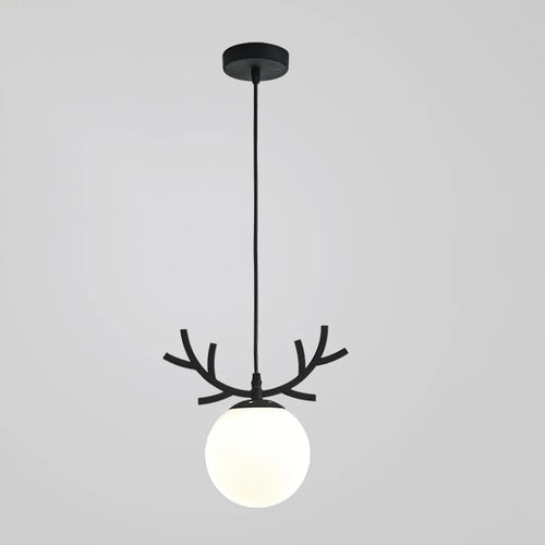 Vintage glass pendant light with modern gold finish - vue 11 sur 10