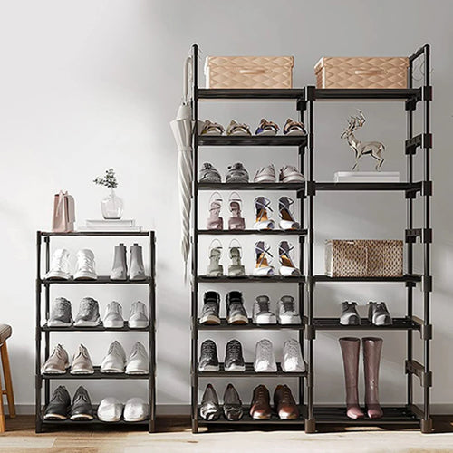 8-tier shoe and boot storage rack - vue 2 sur 6