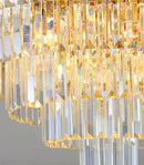 Modern crystal ceiling light for elegant interior décor
