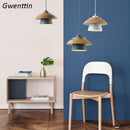 Wooden pendant light for modern lighting and decoration
