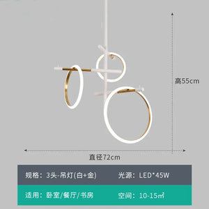 suspension LED design moderne pour décoration intérieure