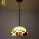 Begonia flower chandelier American style Tiffany lamp decorative lighting