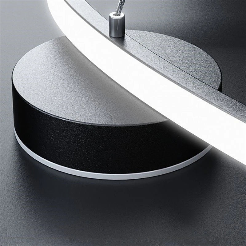 Post-modern LED pendant in Nordic acrylic design - vue 6 sur 8