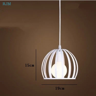 Nordic vintage industrial pendant lights for bars and restaurants - vue 9 sur 10