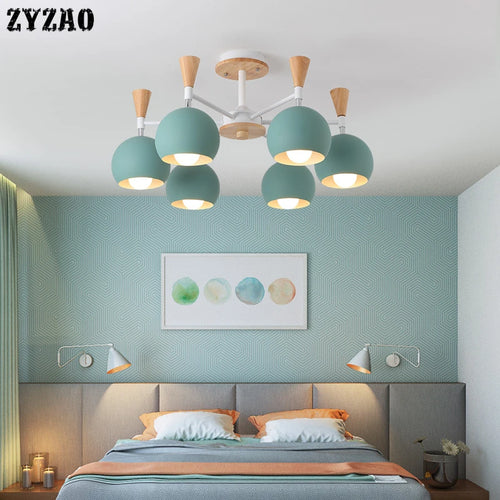 Simple macaron-shaped pendant light for modern decor - vue 6 sur 6