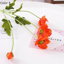 New artificial poppy flower garden decor for parties