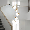 Modern Nordic glass chandelier for interior décor