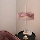 Nordic colourful designer metal pendant light with LED for indoor use
