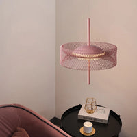 Nordic colourful designer metal pendant light with LED for indoor use