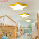 Romantic five-pointed star macaron ceiling light