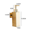 stainless steel wall-mounted liquid soap dispenser for shower gel